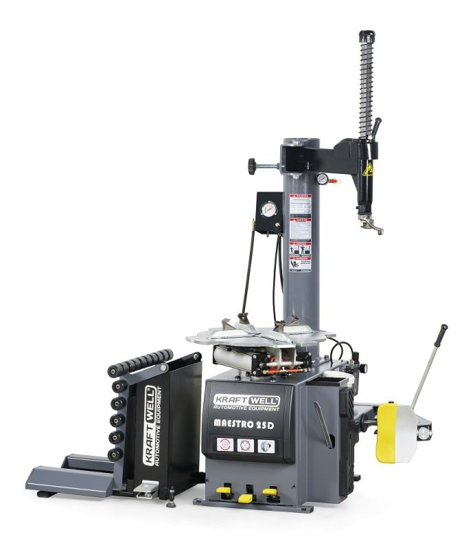 Шиномонтажный станок легковой KraftWell MAESTRO 25/220, полуавтоматический, 220В