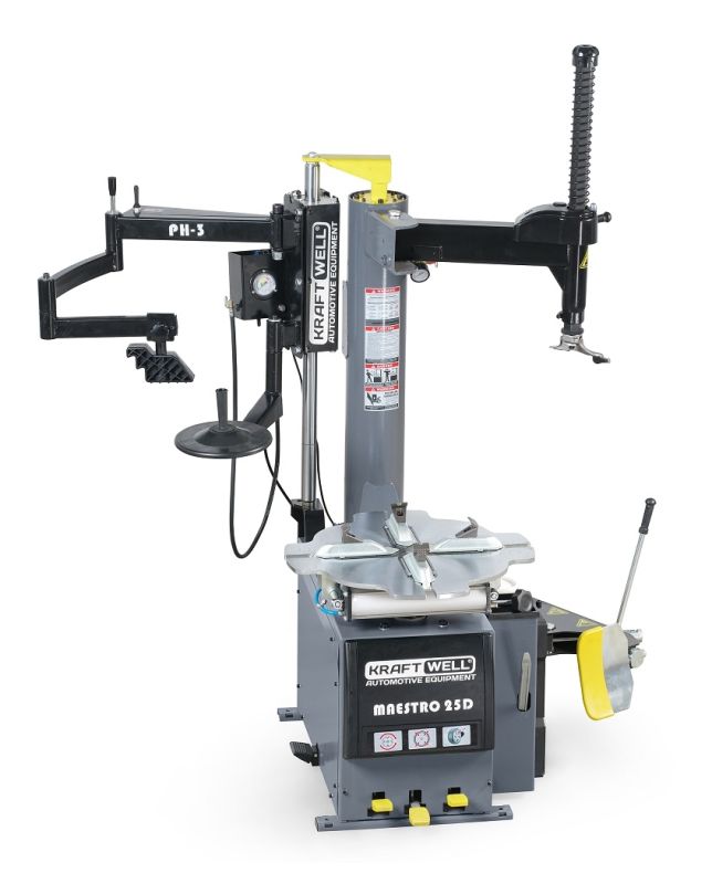 Шиномонтажный станок легковой KraftWell MAESTRO 25/220, полуавтоматический, 220В