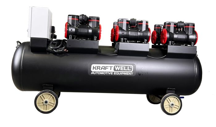 Поршневой компрессор KraftWell KRW-AC1500-280L, ременной привод, 1500 л/мин, 380В