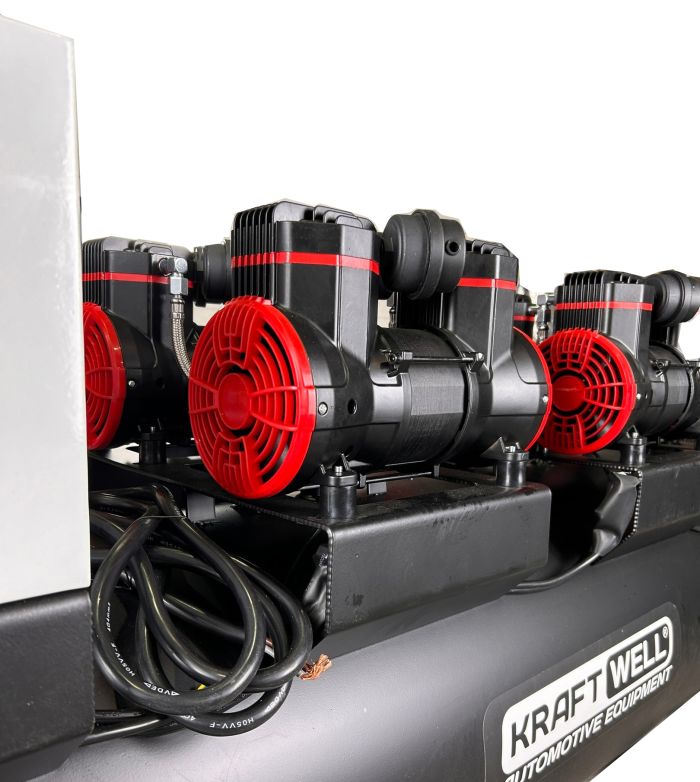 Поршневой компрессор KraftWell KRW-AC1500-280L, ременной привод, 1500 л/мин, 380В