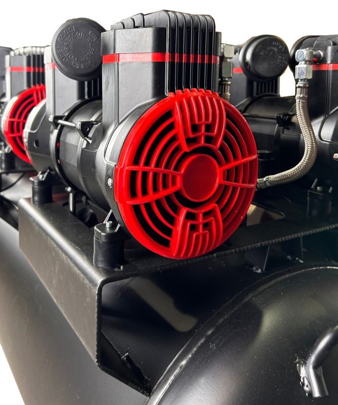 Поршневой компрессор KraftWell KRW-AC1500-280L, ременной привод, 1500 л/мин, 380В