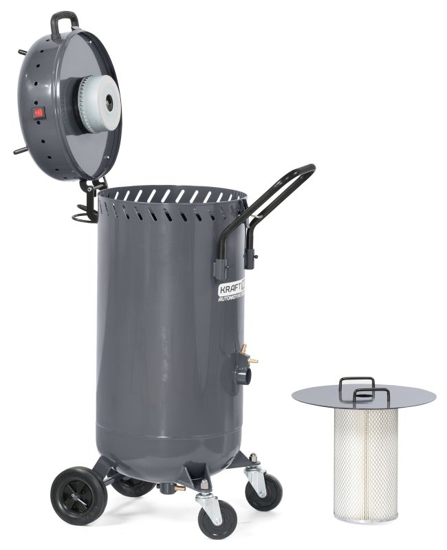 Пескоструйный аппарат пневматический KraftWell KRW-SB100H, передвижной, 104 литра