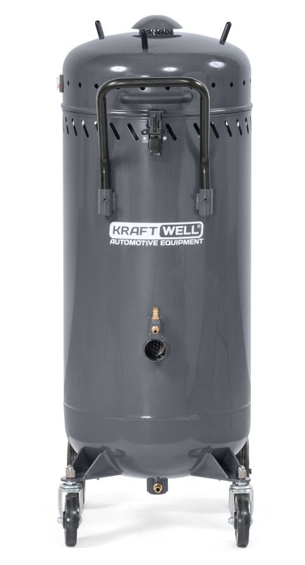 Пескоструйный аппарат пневматический KraftWell KRW-SB100H, передвижной, 104 литра