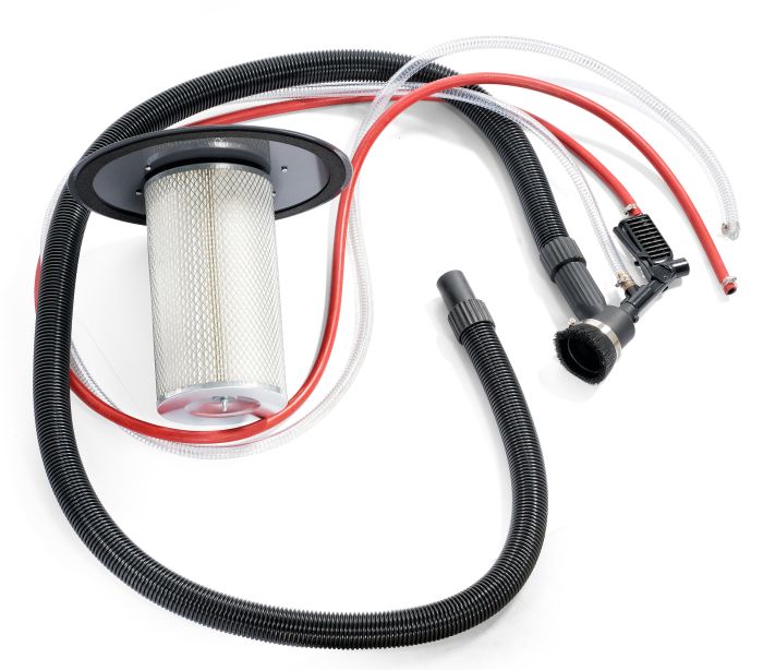 Пескоструйный аппарат пневматический KraftWell KRW-SB100H, передвижной, 104 литра