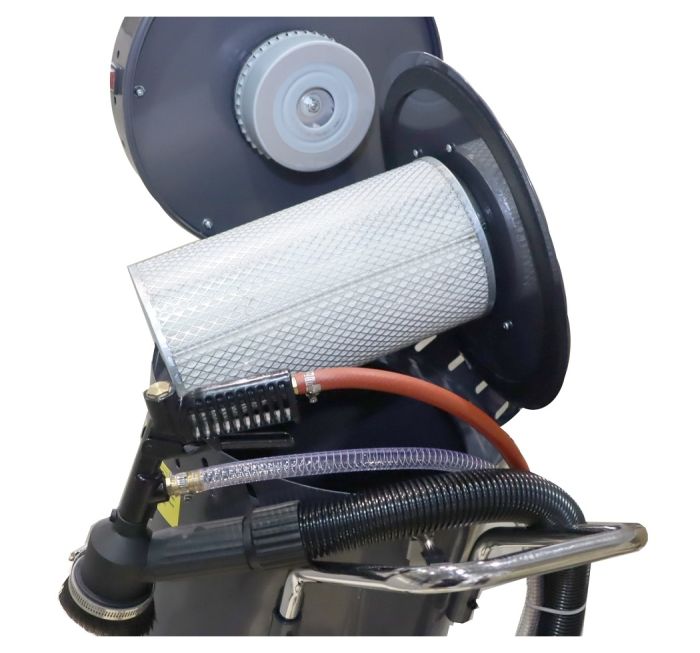 Пескоструйный аппарат пневматический KraftWell KRW-SB100H, передвижной, 104 литра