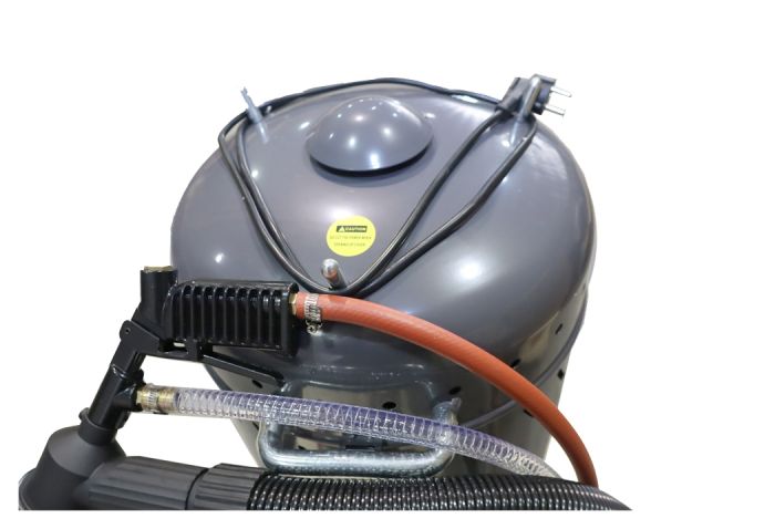 Пескоструйный аппарат пневматический KraftWell KRW-SB100H, передвижной, 104 литра