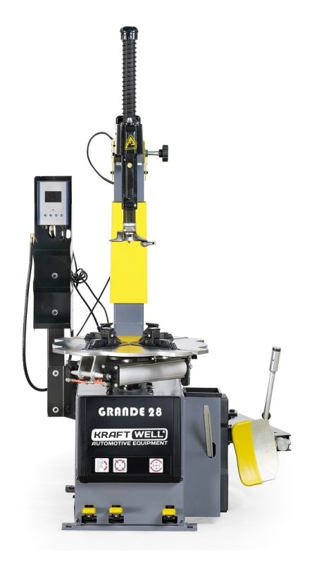 Шиномонтажный станок легковой KraftWell GRANDE 28, суперавтомат, две скорости, 380В