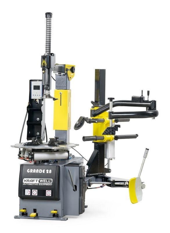 Шиномонтажный станок легковой KraftWell GRANDE 28, суперавтомат, две скорости, 380В