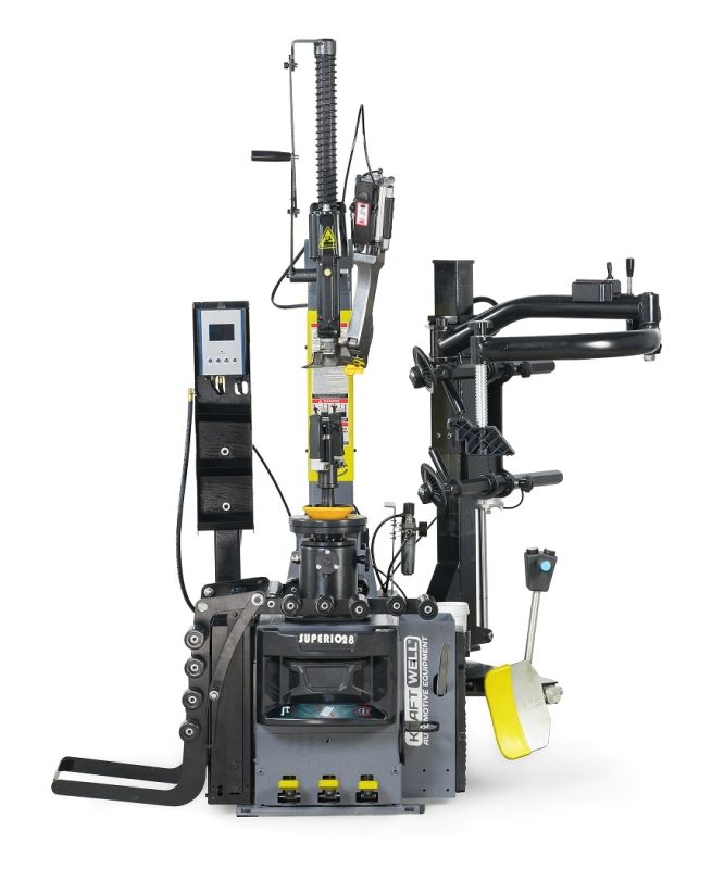 Шиномонтажный станок легковой KraftWell SUPERIO 28, суперавтомат, 220В