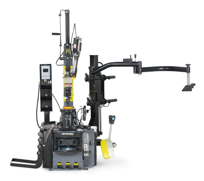 Шиномонтажный станок легковой KraftWell SUPERIO 28, суперавтомат, 220В