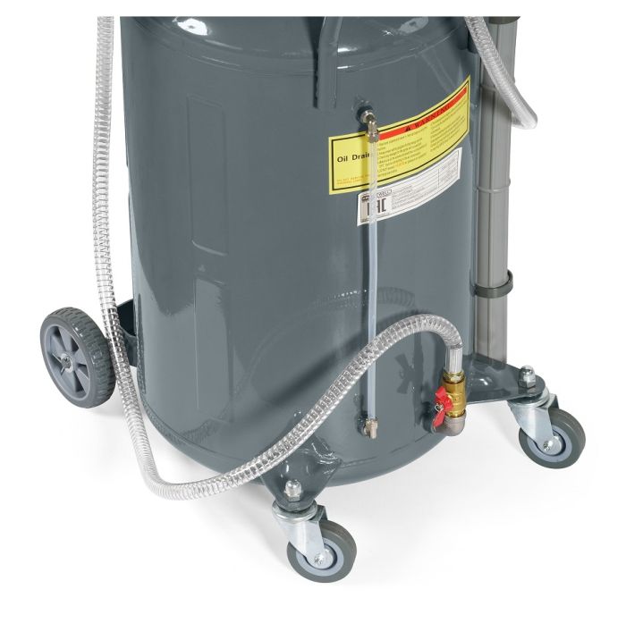 Установка для сбора масла/антифриза Kraftwell KRW1832.80L, 90л, с подъемной ванной