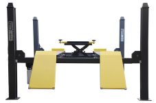 Подъемник четырехстоечный 4 тонны KraftWell KRW4WL (QUATTRO 4W4.3), электрогидравлический, для сход-развала, 380В