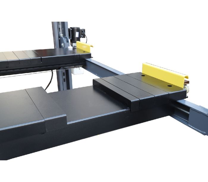 Подъемник четырехстоечный 4 тонны KraftWell KRW4WL (QUATTRO 4W4.3), электрогидравлический, для сход-развала, 380В