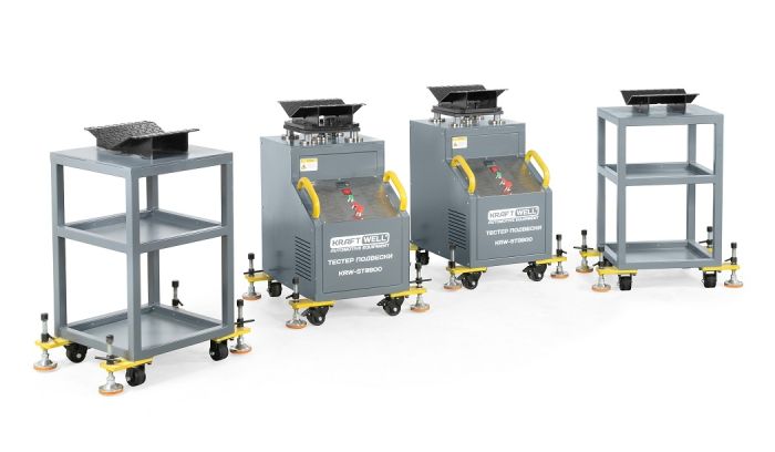 Тестер подвески KraftWell KRW-ST9900, 3т, 380В