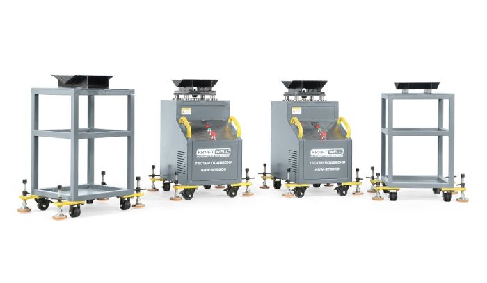 Тестер подвески KraftWell KRW-ST9900, 3т, 380В
