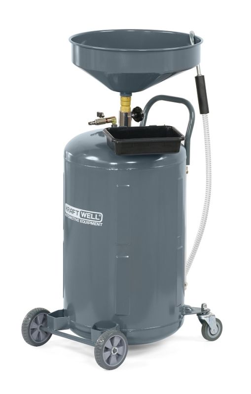 Установка для сбора масла/антифриза Kraftwell KRW1803.80L, 90 литров