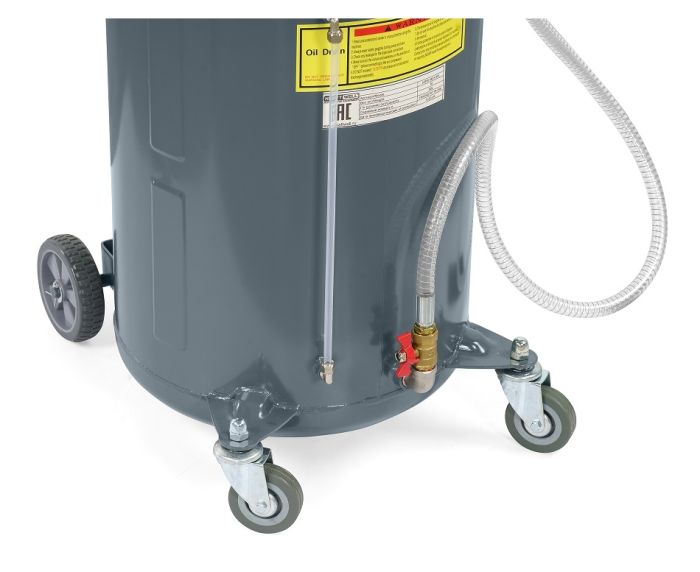 Установка для сбора масла/антифриза Kraftwell KRW1803.80L, 90 литров