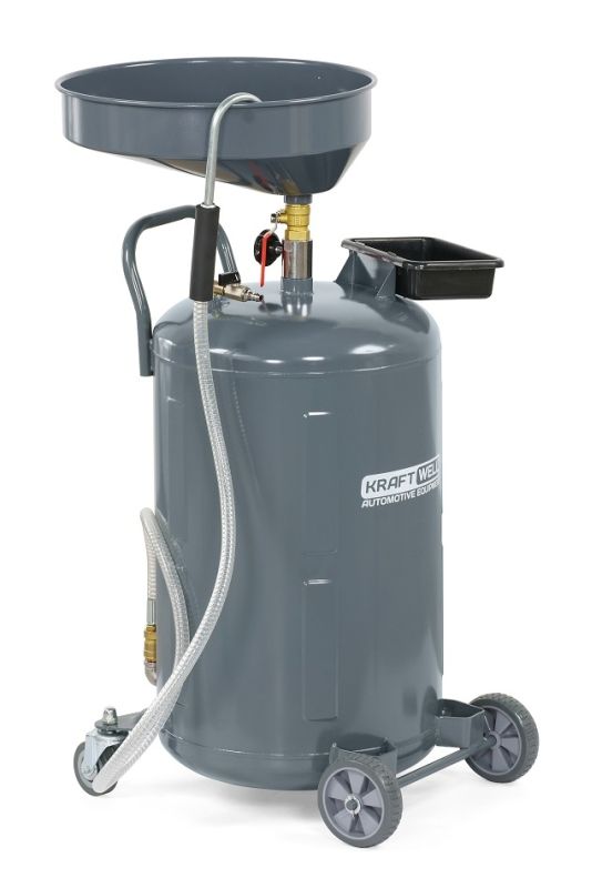 Установка для сбора масла/антифриза Kraftwell KRW1803.80L, 90 литров