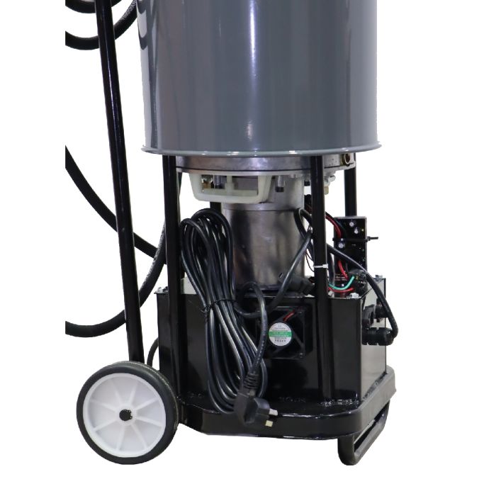 Нагнетатель смазки (солидолонагнетатель) Kraftwell KRW1798.EN, с электроприводом, 20л, 220В