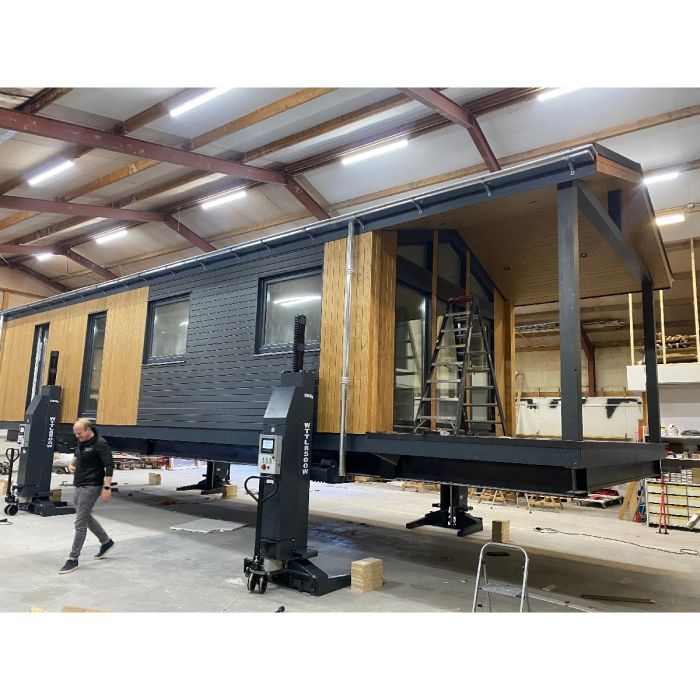 Подъёмник подкатной электрогидравлический 51 тонн (6х8,5т) KraftWell KRW6H8