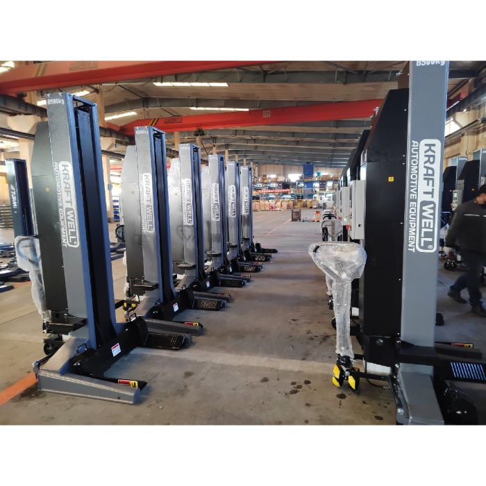 Подъёмник подкатной электрогидравлический 51 тонн (6х8,5т) KraftWell KRW6H8