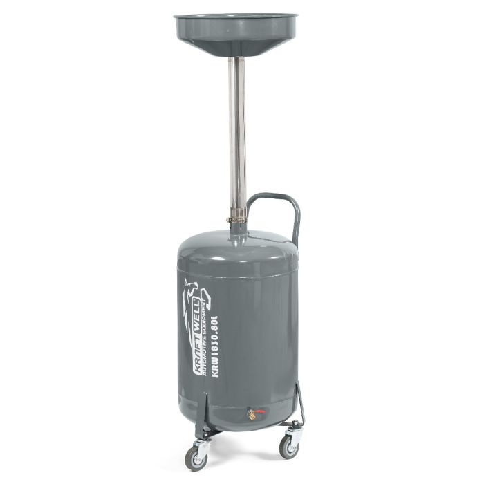 Установка для сбора масла/антифриза Kraftwell KRW1830.80L, 90 литров