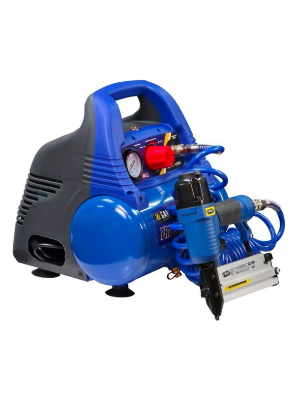 Поршневой компрессор безмасляный Garage PRO 6. SL180/1.1, прямой, 180л/мин, 6л, 220В