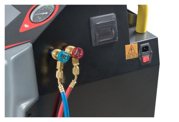 Станция для заправки автокондиционеров KraftWell KRW400Touch SERENA, автомат, 90 л/мин