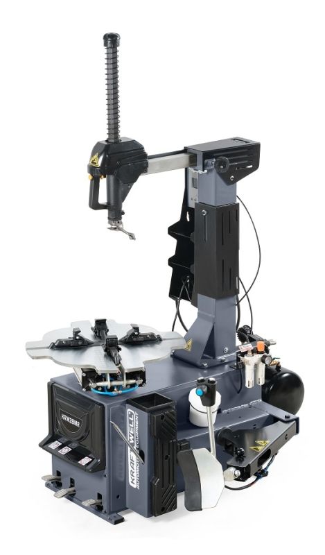 Шиномонтажный станок легковой KraftWell KRW28MR, суперавтомат, инвертор, 220В