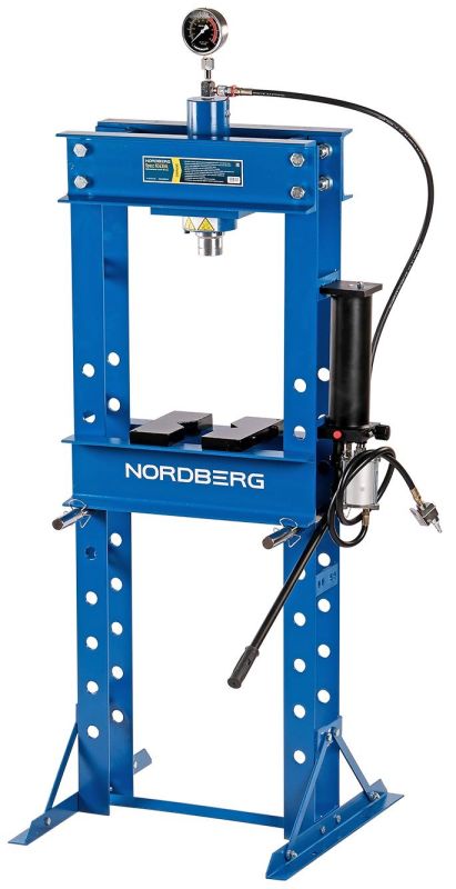 Пресс пневмогидравлический ручной 30 тонн Nordberg N3630AL, напольный, гаражный