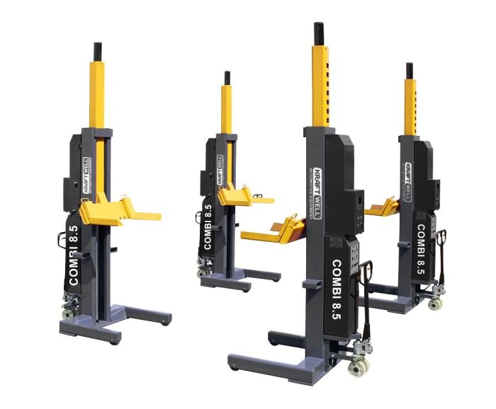 Подъёмник подкатной электрогидравлический 34 тонны (4х8,5т) KraftWell COMBI8.5 (KRW8H)