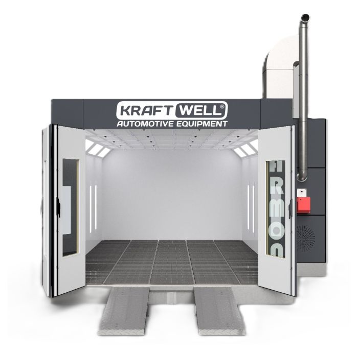Покрасочная камера KraftWell HARMONY TOUCH, 6,9х3,9х2,7м, 22000 м3/ч, с сенсорным пультом