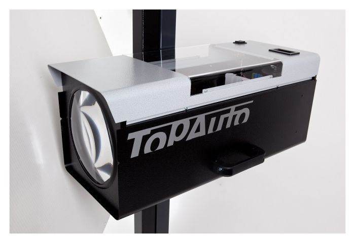 Тестер фар цифровой люксометр KraftWell HBA19DL2LX, с двумя лазерами