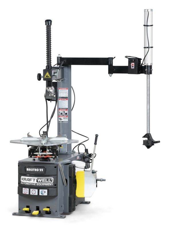 Шиномонтажный станок легковой KraftWell MAESTRO 22/220, полуавтоматический, 220В, до 22"