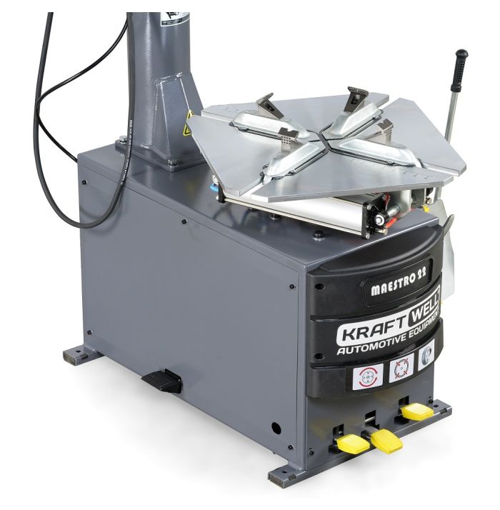 Шиномонтажный станок легковой KraftWell MAESTRO 22, полуавтоматический, 380В, до 22"