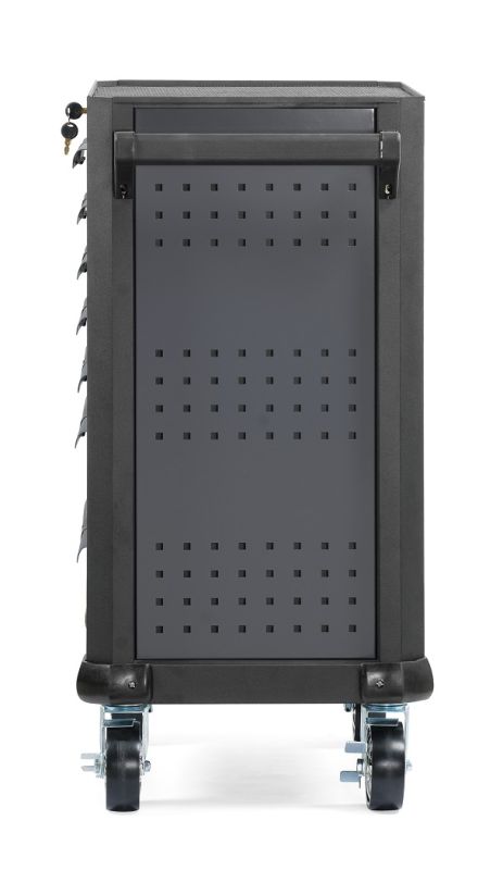 Тележка инструментальная KraftWell KRW-T7D, закрытая, 7 ящиков