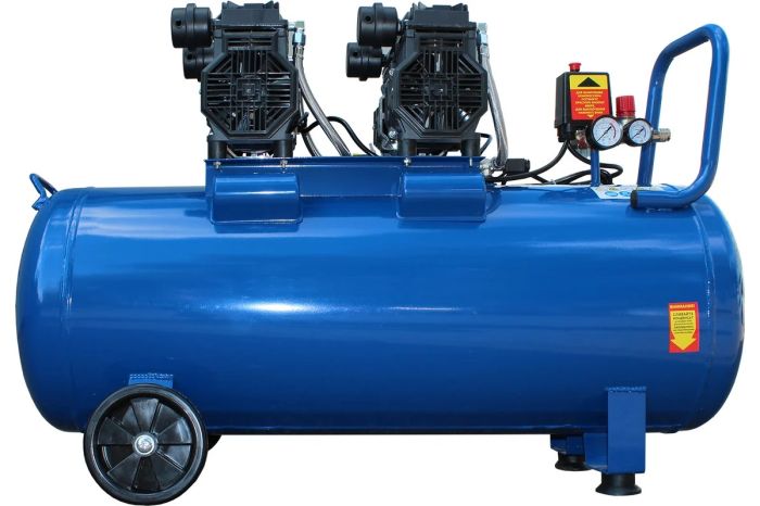 Поршневой компрессор безмасляный Garage PRO 100.SL400/2.2, прямой, 476л/мин, 100л, 220В