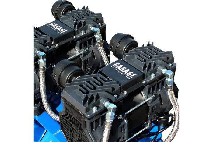 Поршневой компрессор безмасляный Garage PRO 100.SL400/2.2, прямой, 476л/мин, 100л, 220В