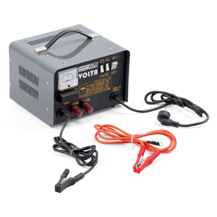 Пуско-зарядное устройство KraftWell VOLTA, 240А, переносное