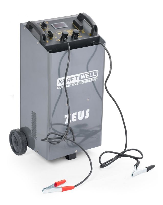 Пуско-зарядное устройство KraftWell ZEUS, 500А, передвижное