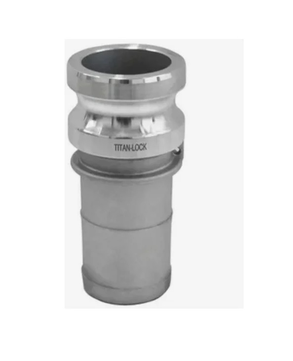 Камлок T-IND E, ниппель с хвостовиком 1 1/2", 38мм, Алюминиевый