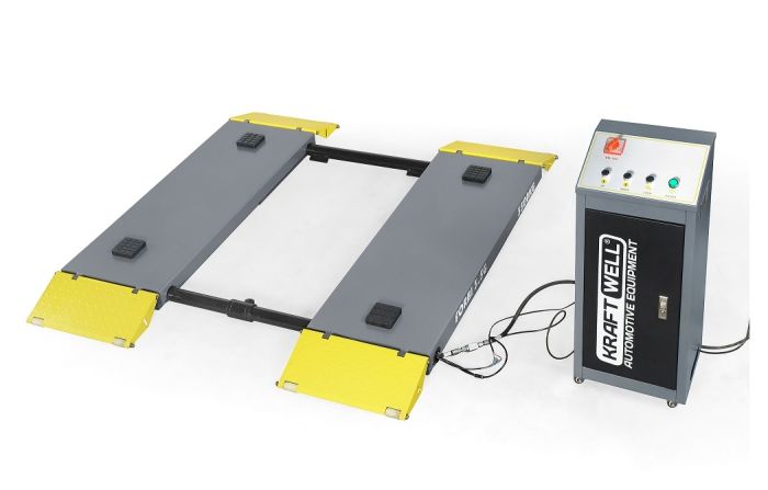 Подъемник ножничный мобильный электрогидравлический 3,5т KraftWell FORBI 3.5G/220, 220В, автомобильный