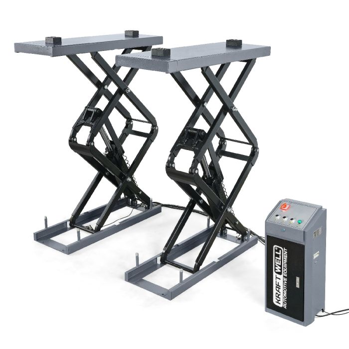 Подъемник ножничный электрогидравлический 3,5т KraftWell FORBI 3.5I, 380В, автомобильный