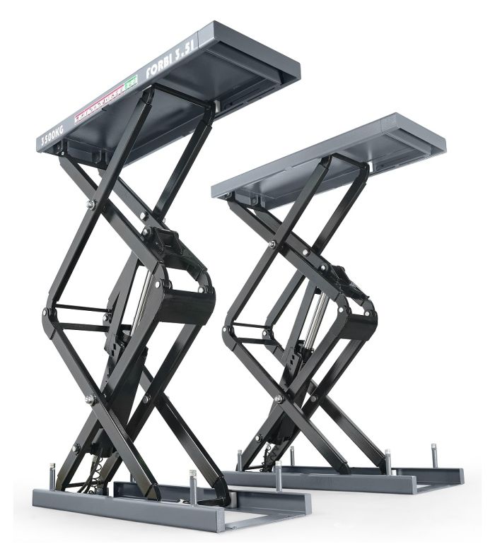 Подъемник ножничный электрогидравлический 3,5т KraftWell FORBI 3.5I, 380В, автомобильный