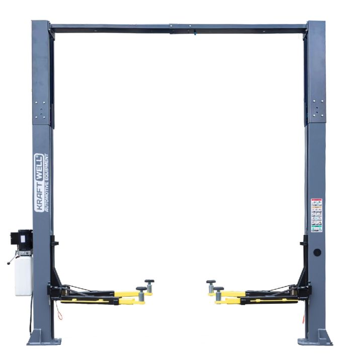 Подъемник двухстоечный автомобильный 4 тонны KraftWell CORSO 2B, электрогидравлический, 380В
