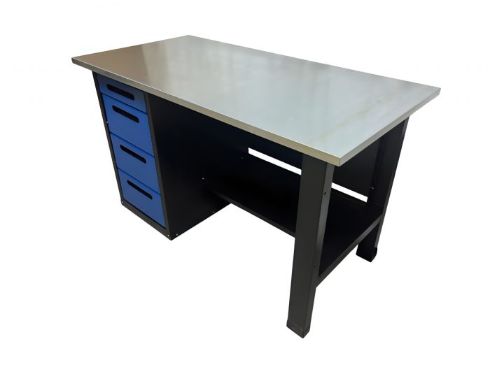 Верстак слесарный Great Wolf GWT-V1400BL, 4 ящика