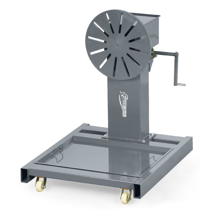 Стенд для разбора двигателей грузовой KraftWell ROTO 2K, 2т, с редуктором