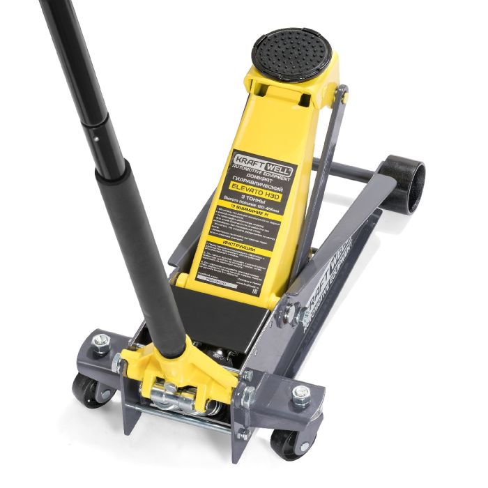 Домкрат подкатной гидравлический 3 т KraftWell ELEVATO H3D