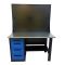 Верстак слесарный Great Wolf GWT-V1400BL2, 4 ящика, дв. экран