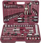 Набор инструментов в кейсе Thorvik UTS0101, 101 предмет, с трещоткой, 1/2", 1/4"